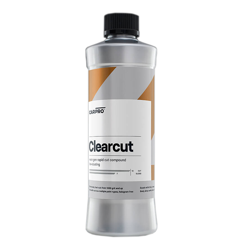 CarPro ClearCut Compound - leštící pasta pro orbitální leštičky - Objem: 250 ml