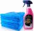 OPT Car Wax + Zerda Plush Buffing Towel Blue 530GSM (3ks) – kompletní sada pro voskování