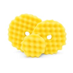 Optimum Waffle Foam Pad Yellow - silně korekční leštící kotouč