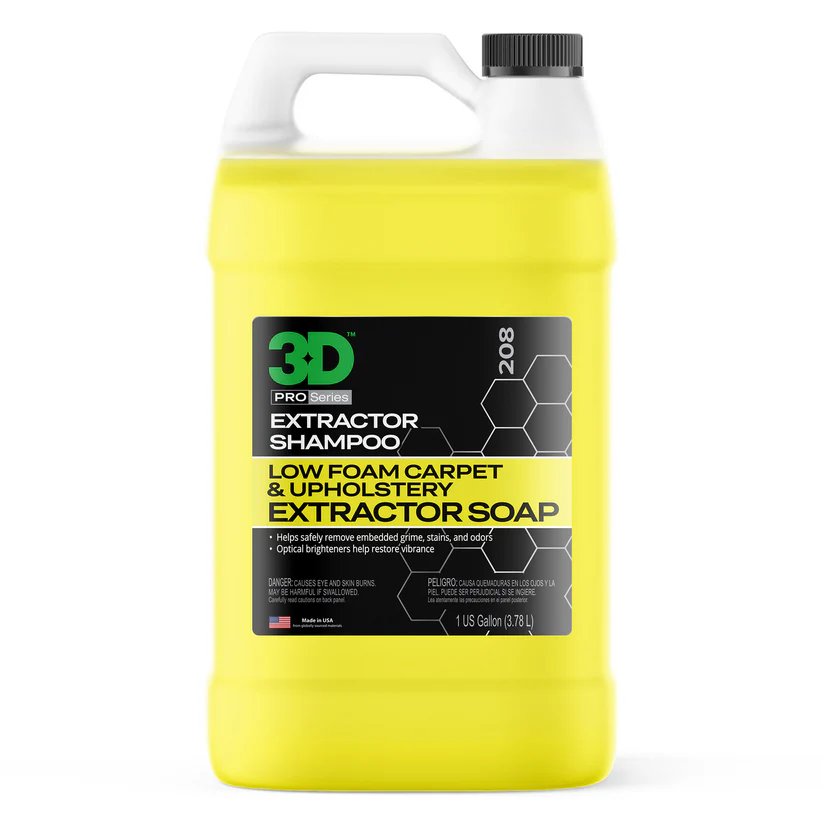 3D Extractor Shampoo – profesionální čisticí šampon na čalounění a koberce do extraktoru