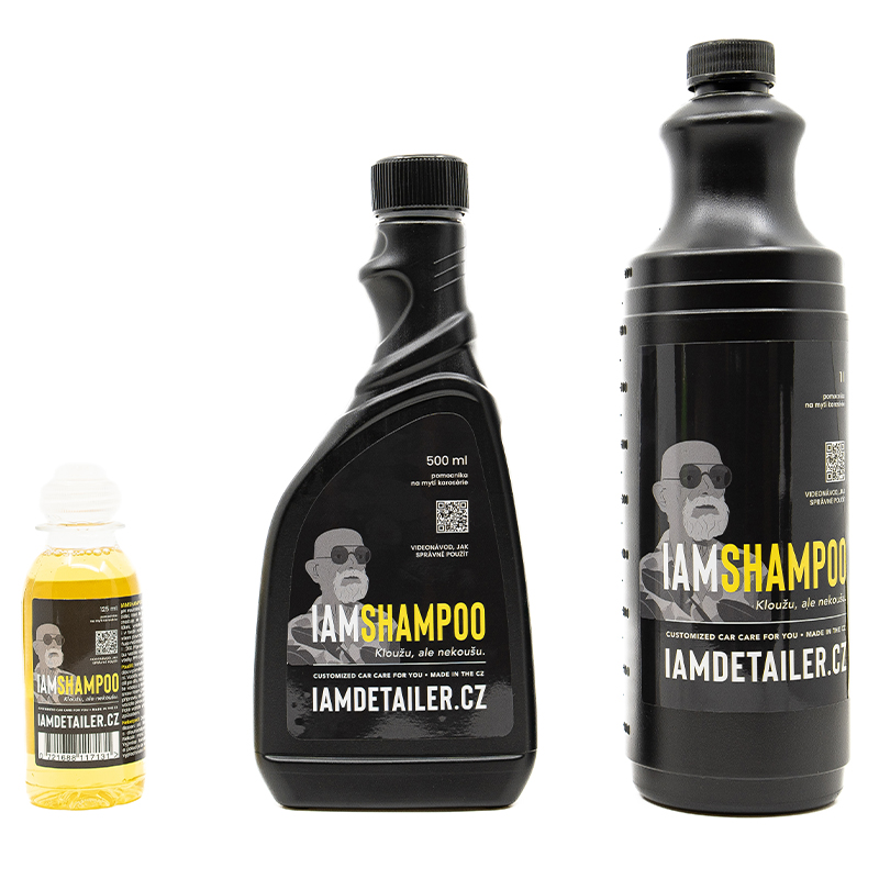 IAM SHAMPOO - silný, přesto šetrný ph neutrální autošampon