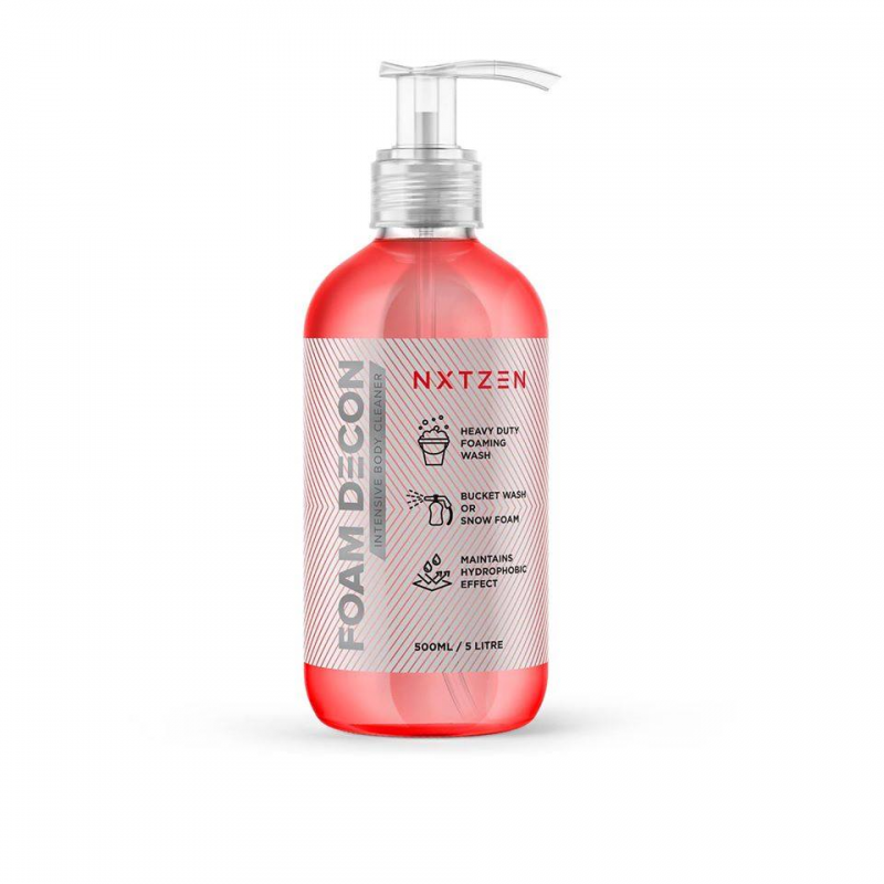 Nxtzen Foam Decon - vysoce pěnivý, extra účinný autošampon - Objem: 500 ml