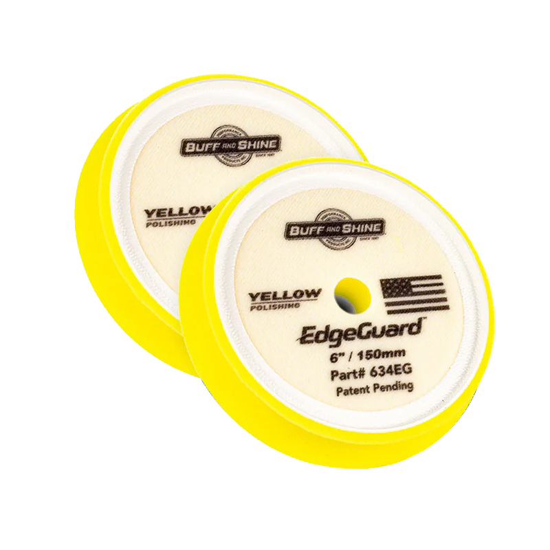 Buff and Shine EdgeGuard Yellow (Polishing) - lehce korekční leštící kotouč - Průměr: 75/90mm (2ks)
