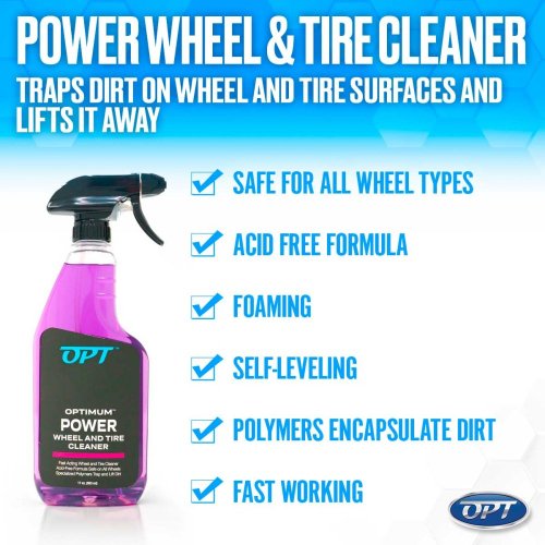 Optimum Power Wheel and Tire Cleaner - efektivní čistič kol a pneumatik - Objem: 500 ml