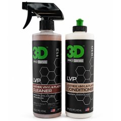 3D SET: LVP Cleaner + Conditioner 473ml - čištění a ošetření kůže, vinylů a plastů