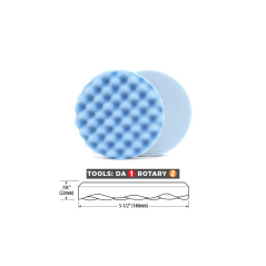 Lake Country Waffle Pro Blue Finishing - finišovací kotouč pro rotační i orbitální leštičky