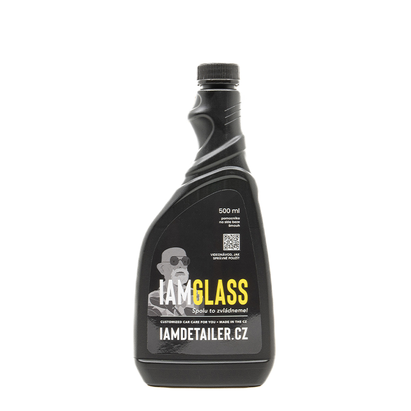IAM GLASS - čistič skel beze šmouh a efektem proti mlžení - Objem: 500 ml