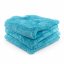 Zerda Plush Buffing Towel 530GSM - extra jemné a husté mikrovlákno 40x40cm - Barva: 3ks - Tyrkysová