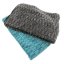 Zerda Checker Drying Towel 50x75cm 950GSM - hybridní, extra savý sušící ručník - Barva: Šedá