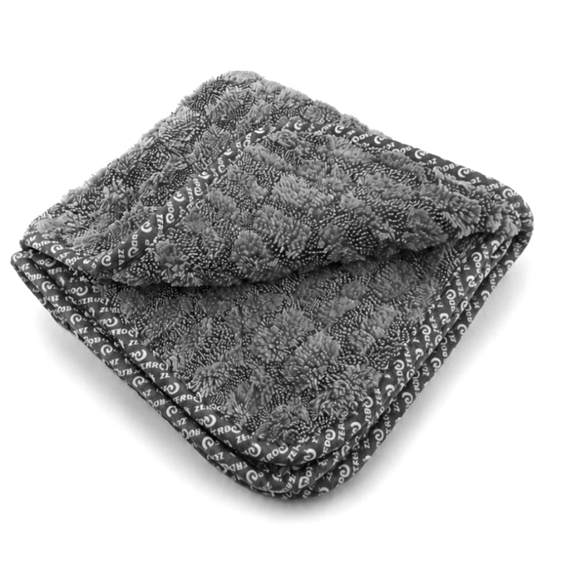 Zerda Checker Drying Towel 950GSM - hybridní, extra savý sušící ručník - Barva: 38 x 42 cm - Šedý