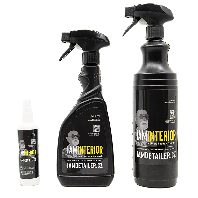 IAM INTERIOR - univerzální čistič všech povrchu v interiéru - Objem: 100ml