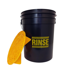 Work Stuff Bucket Rinse + Grit Guard detailingový černý kbelík s vložkou