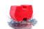 Optimum Big Red Sponge 2.0 - specifická mycí houba s řezanou konstrukcí