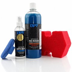 Velká sada pro mytí bez oplachu (No Rinse 946ml, Opti-Seal 236ml, Big Red Sponge)