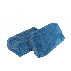 Zerda Plush applicator blue (2ks) - jemné mikrovláknové aplikační houby