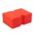 Optimum Big Red Sponge - specifická mycí houba s řezanou konstrukcí