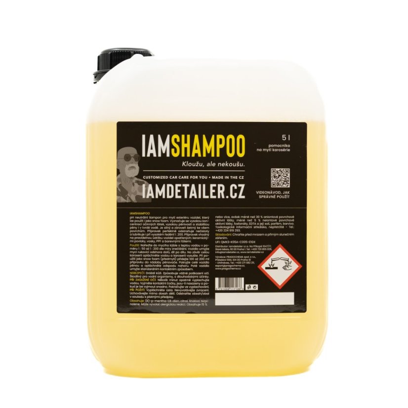 IAM SHAMPOO - silný, přesto šetrný ph neutrální autošampon