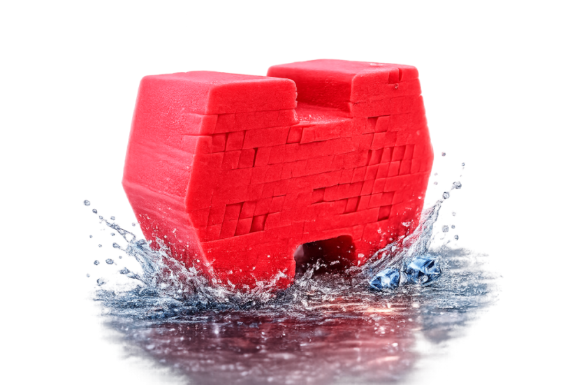 Optimum Big Red Sponge 2.0 - specifická mycí houba s řezanou konstrukcí