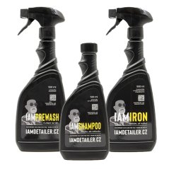 IAMDETAILER sada pro exteriér 500ml (PREWASH, IRON, SHAMPOO)
