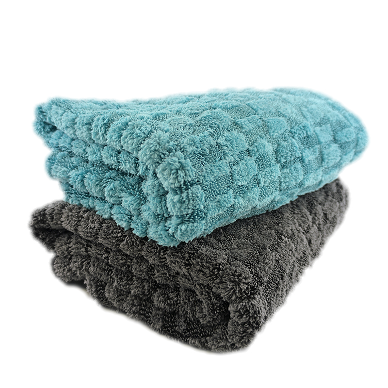 Zerda Checker Drying Towel 50x75cm 950GSM - hybridní, extra savý sušící ručník - Barva: Šedá
