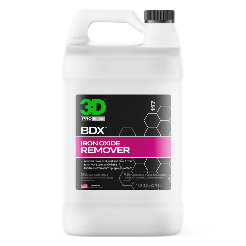 3D BDX Iron Remover – účinný odstraňovač polétavé rzi a brzdového prachu z laku a kol