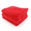 Zerda Plush Buffing Towel 530GSM - extra jemné a husté mikrovlákno 40x40cm - Barva: 3ks - Červená