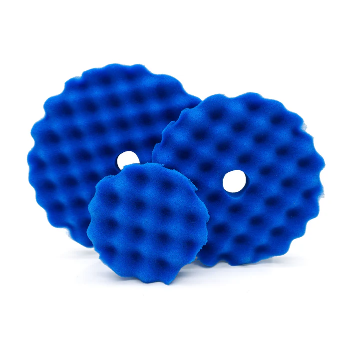 Optimum Waffle Foam Pad Blue - středně korekční leštící kotouč - Průměr: 150 mm