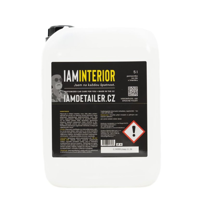 IAM INTERIOR - univerzální čistič všech povrchu v interiéru - Objem: 100ml