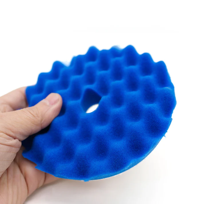 Optimum Waffle Foam Pad Blue - středně korekční leštící kotouč - Průměr: 150 mm